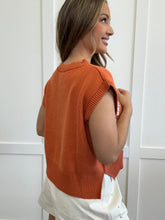 Load image into Gallery viewer, Sparkle &amp; Cheer Game Day V-Neck Sweater Vest