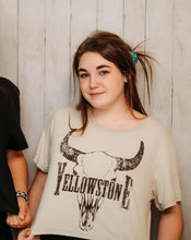 Load image into Gallery viewer, Yellowstone Steer Boxy Crop Top