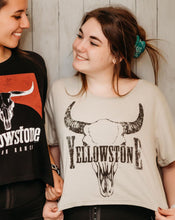 Load image into Gallery viewer, Yellowstone Steer Boxy Crop Top