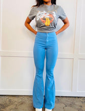 Load image into Gallery viewer, Fiona High Waisted Bell Bottom Flare Jeans - Baby Blue