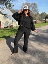 Load image into Gallery viewer, Fiona High Waisted Bell Bottom Flare Jeans - Black
