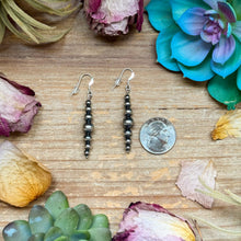 Load image into Gallery viewer, All Sterling Silver Pearls earrings simple