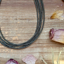 Load image into Gallery viewer, 14 inch 3 mm sterling silver pearls - choker