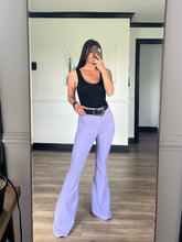 Load image into Gallery viewer, Fiona High Waisted Bell Bottom Flare Jeans - Lavender