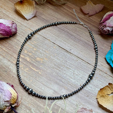 Load image into Gallery viewer, 18 inch Graduated Sterling Silver Pearls necklace