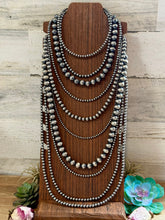 Load image into Gallery viewer, NEW! Build your own Sterling Silver Pearls Necklace 3-4-5-6-8-10-12-14 mm