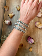 Load image into Gallery viewer, Sterling Silver Heavy-Duty Cuff Bracelet