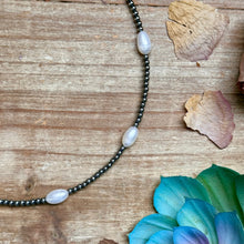 Load image into Gallery viewer, 16” Freshwater Pearl Necklace – Sterling Silver