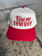 Load image into Gallery viewer, Kiss Me Cowboy Western Trucker Hat