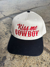 Load image into Gallery viewer, Kiss Me Cowboy Western Trucker Hat