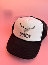 Load image into Gallery viewer, Howdy BullSkull Foam Trucker Hat