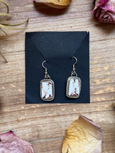 Load image into Gallery viewer, Sterling Silver Wild Horse Jasper Dangle Earrings – Handmade by Artist Jason Ogg