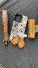 Load image into Gallery viewer, Leather Highlander Cow Earrings