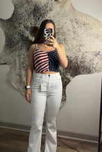 Load image into Gallery viewer, White Denim Bell Bottoms