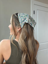 Load image into Gallery viewer, Faith Floral Bandana Headband Hair Scarf