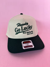 Load image into Gallery viewer, Howdy, Go Lucky Trucker Hat