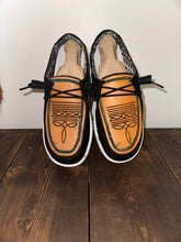 Load image into Gallery viewer, Custom Leather Boot Stitch Hey Dudes
