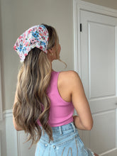 Load image into Gallery viewer, Faith Floral Bandana Headband Hair Scarf