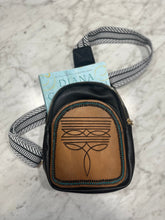 Load image into Gallery viewer, Leather Tooled Boot Stitch Slingbag