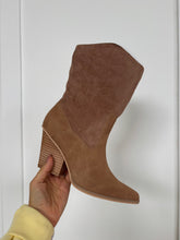 Load image into Gallery viewer, Marseille Mid-Calf Boots Two Toned Suede