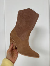 Load image into Gallery viewer, Marseille Mid-Calf Boots Two Toned Suede