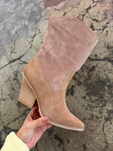 Load image into Gallery viewer, Marseille Mid-Calf Boots Two Toned Suede