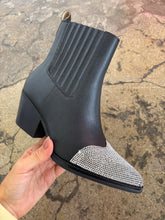 Load image into Gallery viewer, Zuri Rhinestone Pointed Mid-Calf Cowgirl Boots