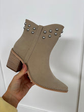 Load image into Gallery viewer, Alofi Studded Collar Booties - Taupe