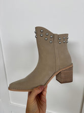 Load image into Gallery viewer, Alofi Studded Collar Booties - Taupe