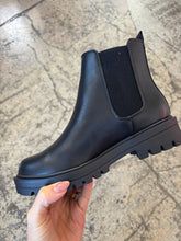 Load image into Gallery viewer, Paden Chelsea Bootie - Cognac &amp; Black
