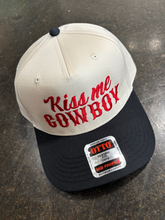 Load image into Gallery viewer, Kiss Me Cowboy Western Trucker Hat