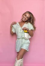 Load image into Gallery viewer, PREORDER: Picnic Date Puff Sleeve Top and Shorts Set