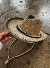 Load image into Gallery viewer, Western Straw Weave Rope String Cowboy Hat