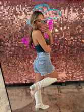 Load image into Gallery viewer, Breanne Distressed High Rise Shorts