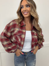 Load image into Gallery viewer, Mistletoe Moments Plaid Jacket