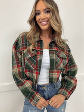 Load image into Gallery viewer, Mistletoe Moments Plaid Jacket