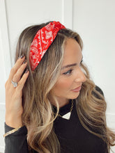 Load image into Gallery viewer, Belle Knotted Bandana Headband