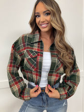 Load image into Gallery viewer, Mistletoe Moments Plaid Jacket