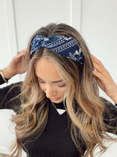Load image into Gallery viewer, Belle Knotted Bandana Headband