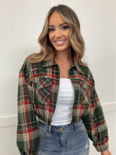 Load image into Gallery viewer, Mistletoe Moments Plaid Jacket