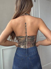Load image into Gallery viewer, Mossy Sweetheart Halter Top