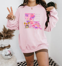 Load image into Gallery viewer, Preppy State Sweatshirt - Pink