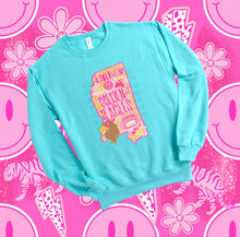 Load image into Gallery viewer, Preppy State Sweatshirt - Turquoise