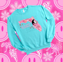 Load image into Gallery viewer, Preppy State Sweatshirt - Turquoise