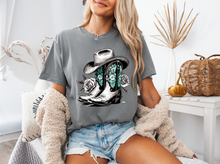 Load image into Gallery viewer, Dusty Boots Collection Grey Graphic