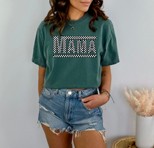 Load image into Gallery viewer, Mama Checkered Tee - Comfort Colors