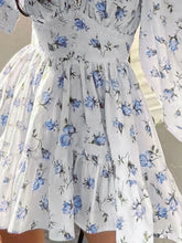 Load image into Gallery viewer, PREORDER: Sarina Lace Detail V-Neck Balloon Sleeve Dress