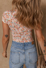 Load image into Gallery viewer, PREORDER: Izzy Ruched Short Sleeve Bodysuit