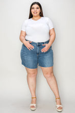 Load image into Gallery viewer, Bethany Judy Blue High Waisted Denim Shorts