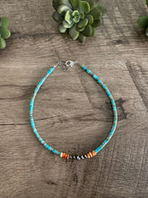 Load image into Gallery viewer, Vibrant choker - Sterling Silver Pearls and spiny